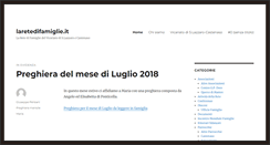 Desktop Screenshot of laretedifamiglie.it